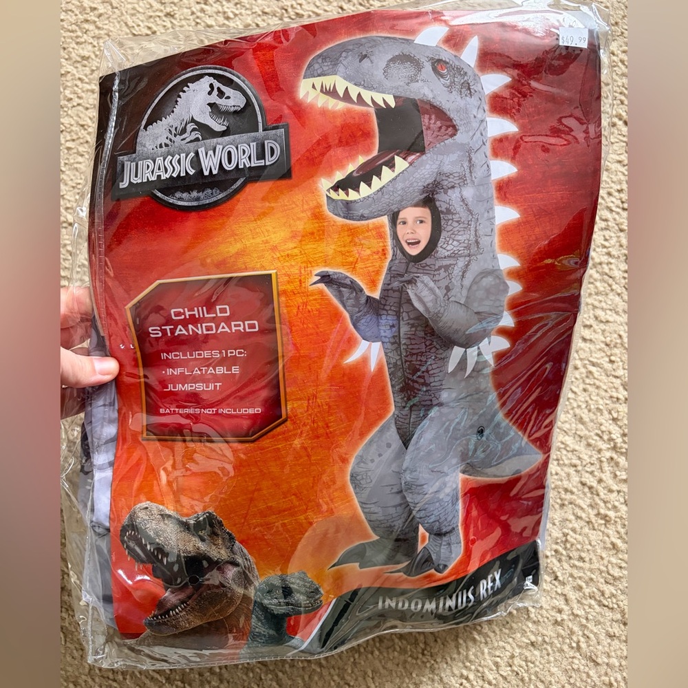 Child Inflatable T-Rex Halloween Costume